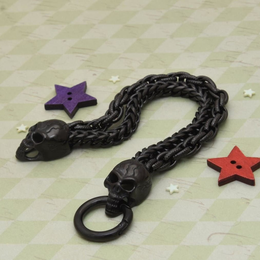 Skull Classic Design Superior Quality Black Color Bracelet For Men - Style C216