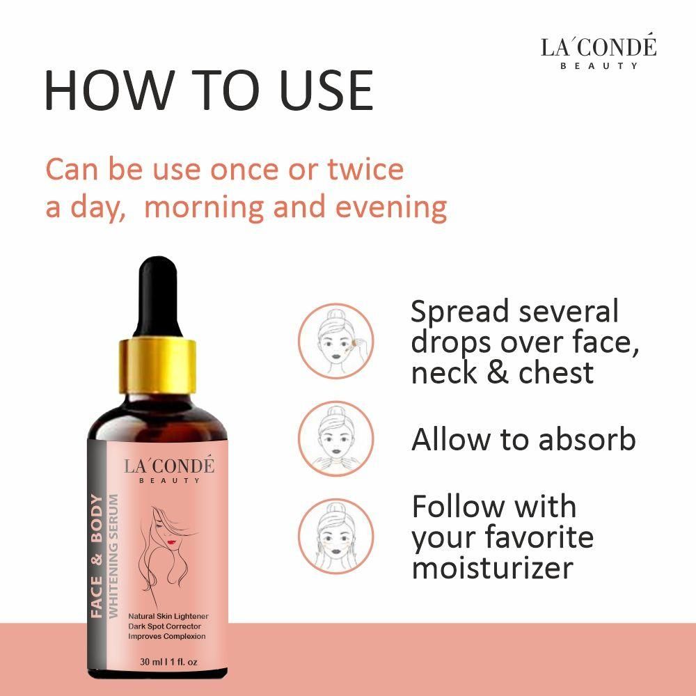 La'Conde Face and Body Skin Whitening Serum - AmazingBaba