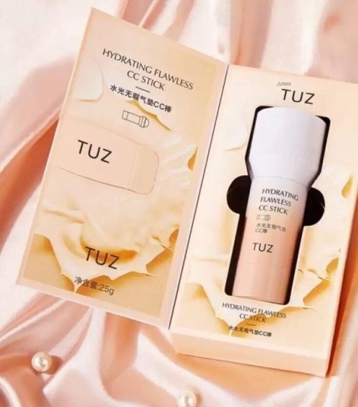 Cream Stick With Soft Puff Hydrating Flawless Full Coverage Foundation - AmazingBaba