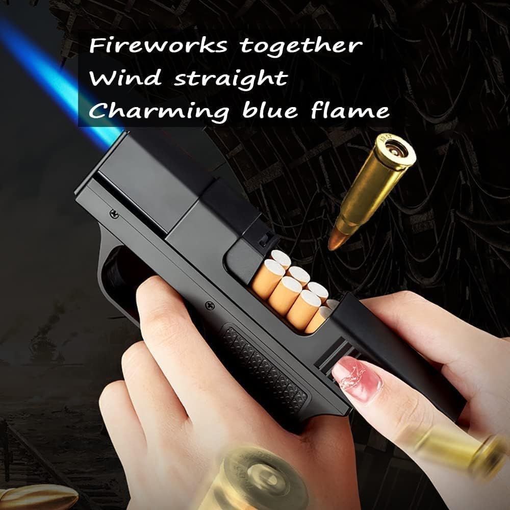 PIKFOS Outdoor BBQ Kitchen Cooking Pistol Grip Spray Gun Gas Lighter - AmazingBaba