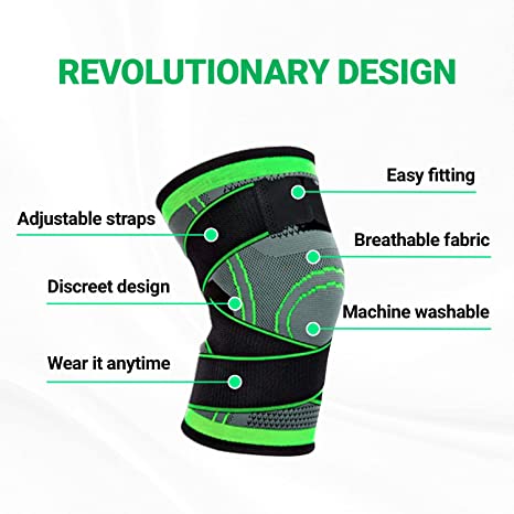 3D Compression Knee Sleeves for Men and Women