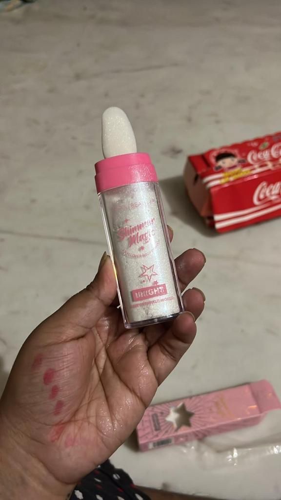 3 Colors Highlighter Stick, Body Glitter Highlighter Powder High Gloss Fairy Makeup - AmazingBaba