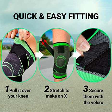 3D Compression Knee Sleeves for Men and Women
