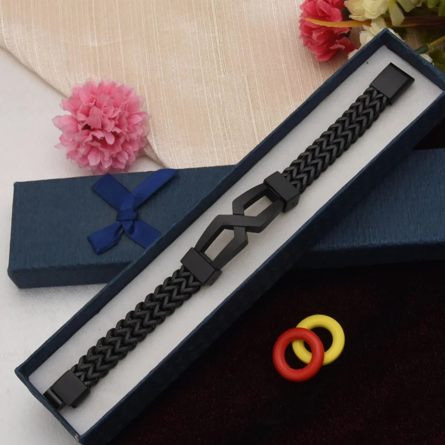 Brilliant Design Premium-Grade Quality Black Color Bracelet - Style C304 - AmazingBaba