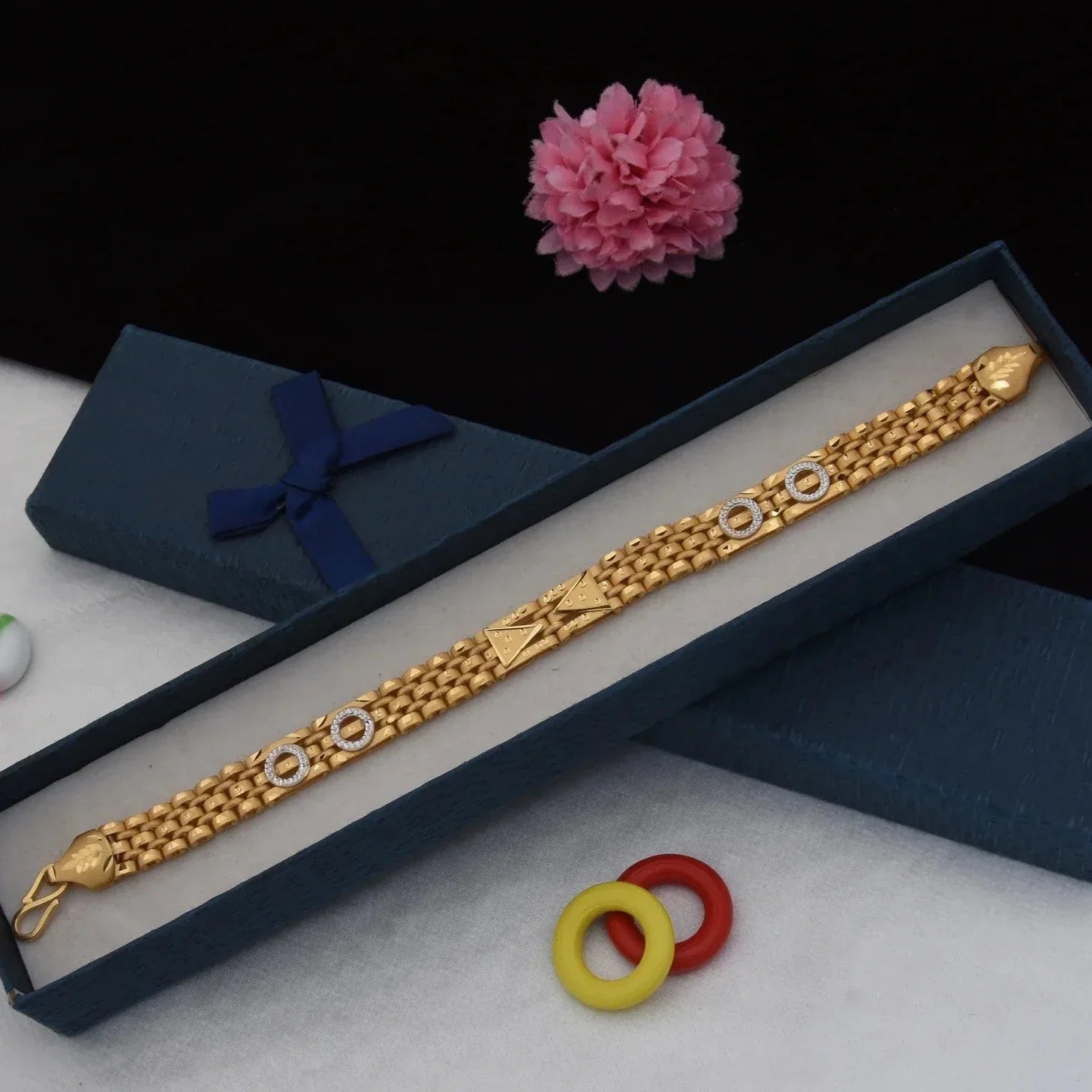 1 Gram Gold Plated Exquisite Design High-Quality Bracelet - Style C483 - AmazingBaba