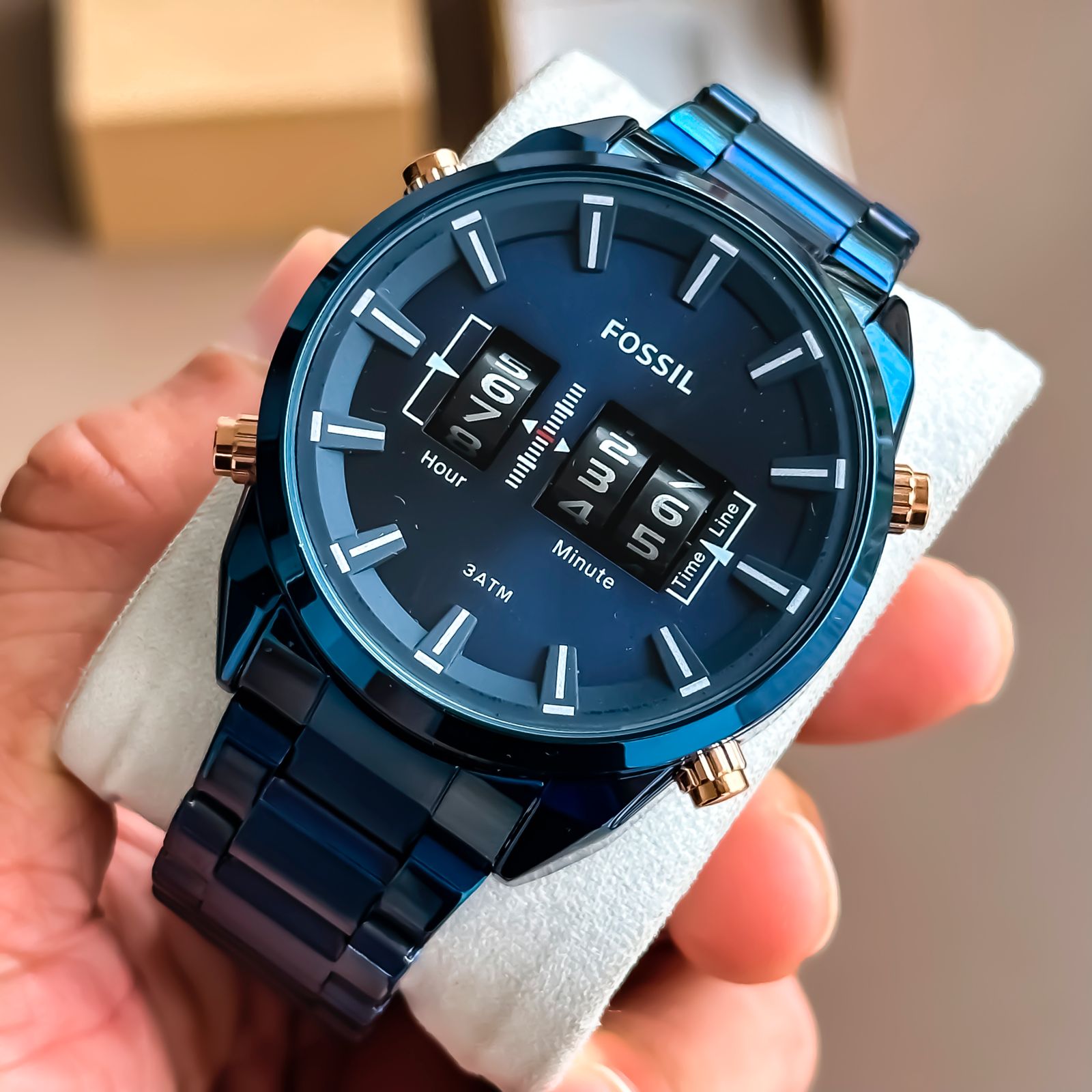 Amazing Drum Roller Rose Gold Men's Watch - AmazingBaba