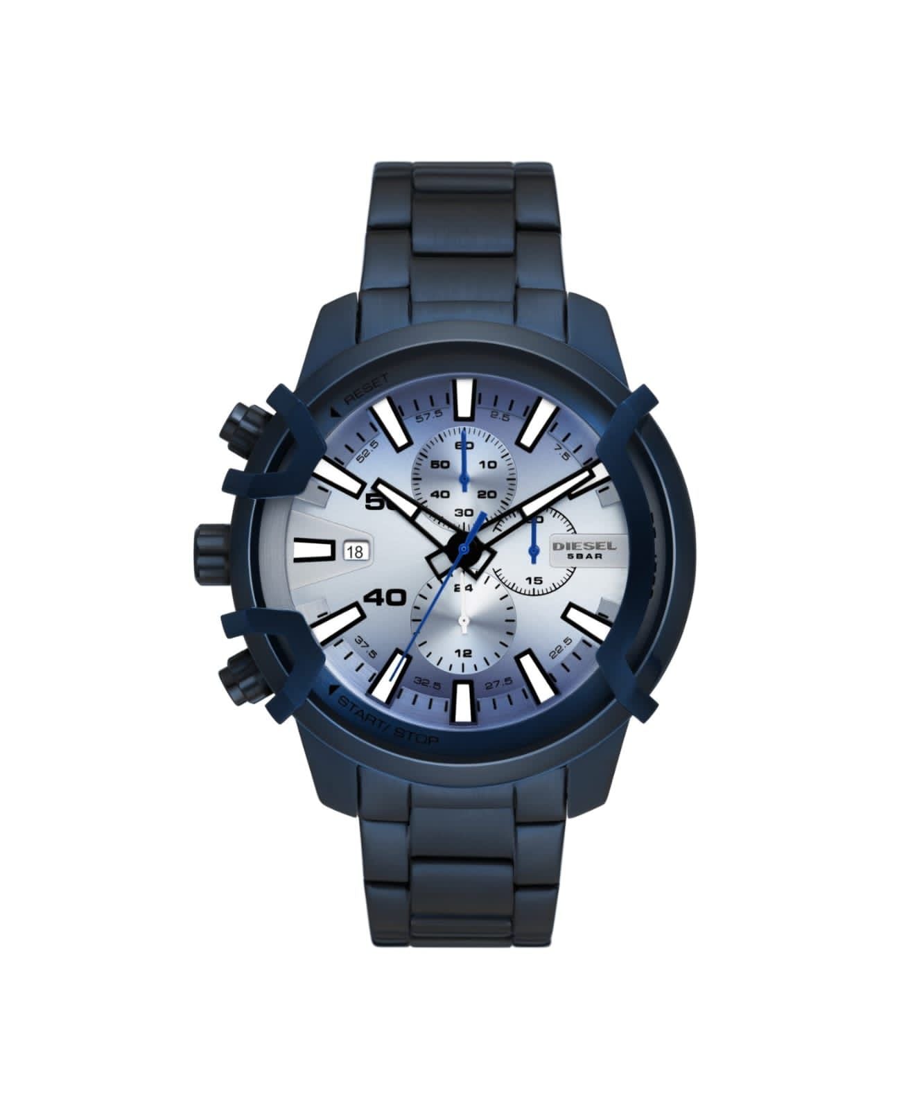 Amazing Uniquely Stylish Blue Chain Strap Men's watch - AmazingBaba