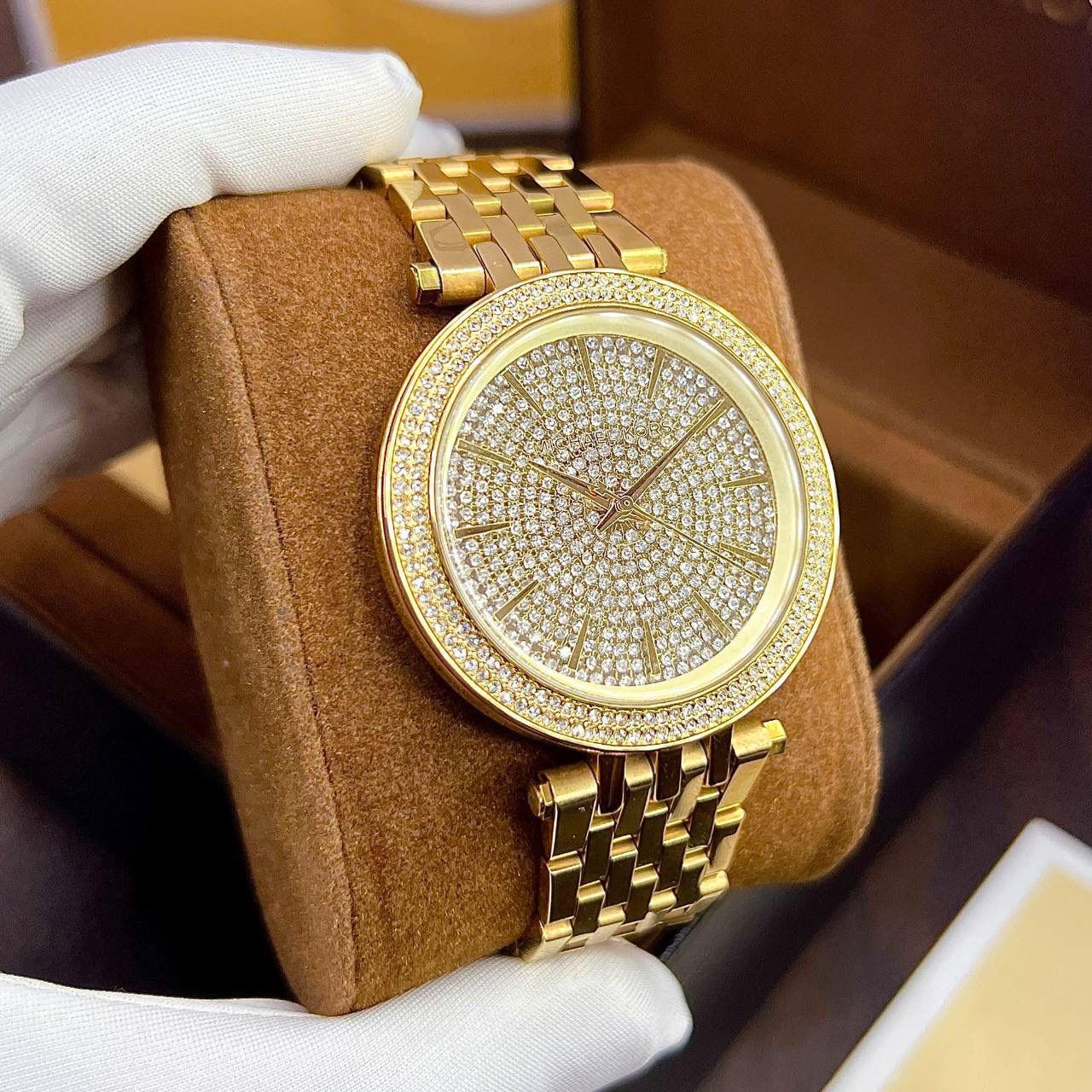 mk Premium Diamond Luxury Watch - AmazingBaba