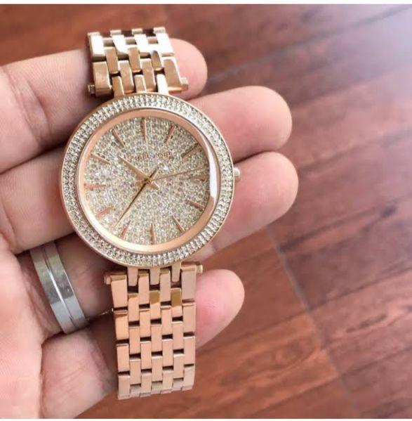 mk Premium Diamond Luxury Watch - AmazingBaba