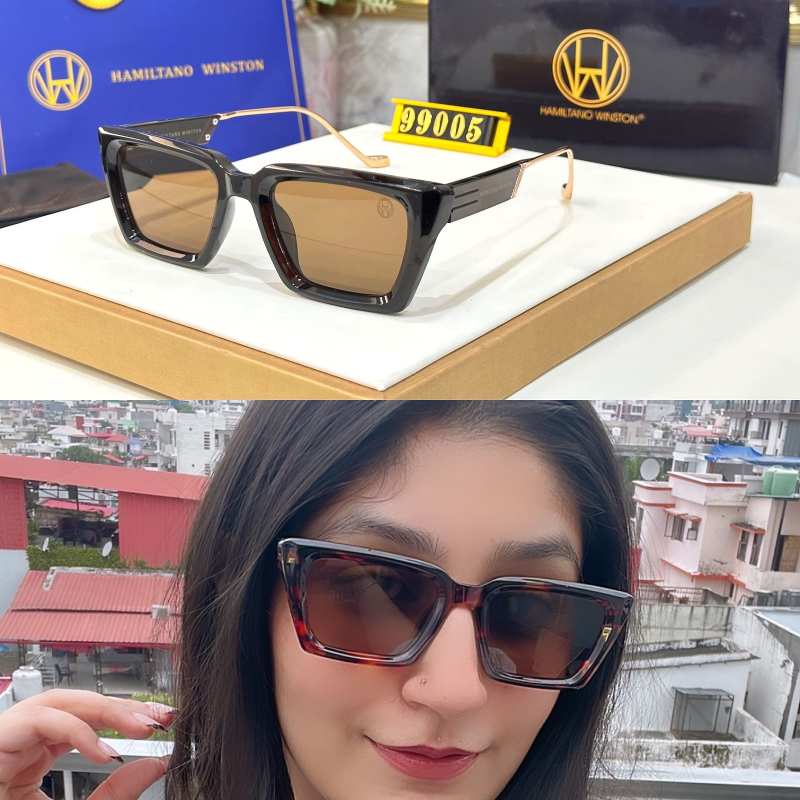 UV Protected Elegance of the Winston Sunglasses - AmazingBaba