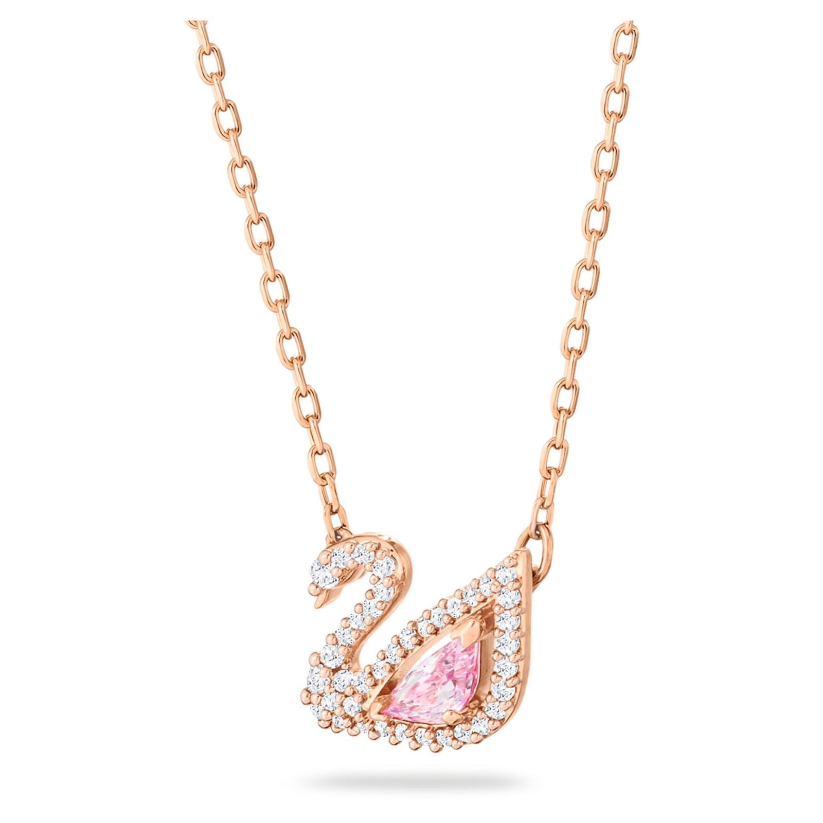Diamond Swan Chain Pendant