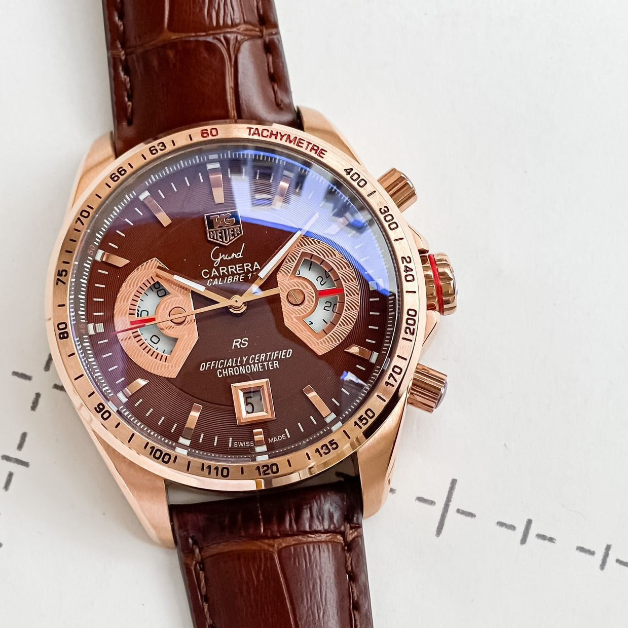 Grand Carrera Caliber 17 Racing watch - AmazingBaba