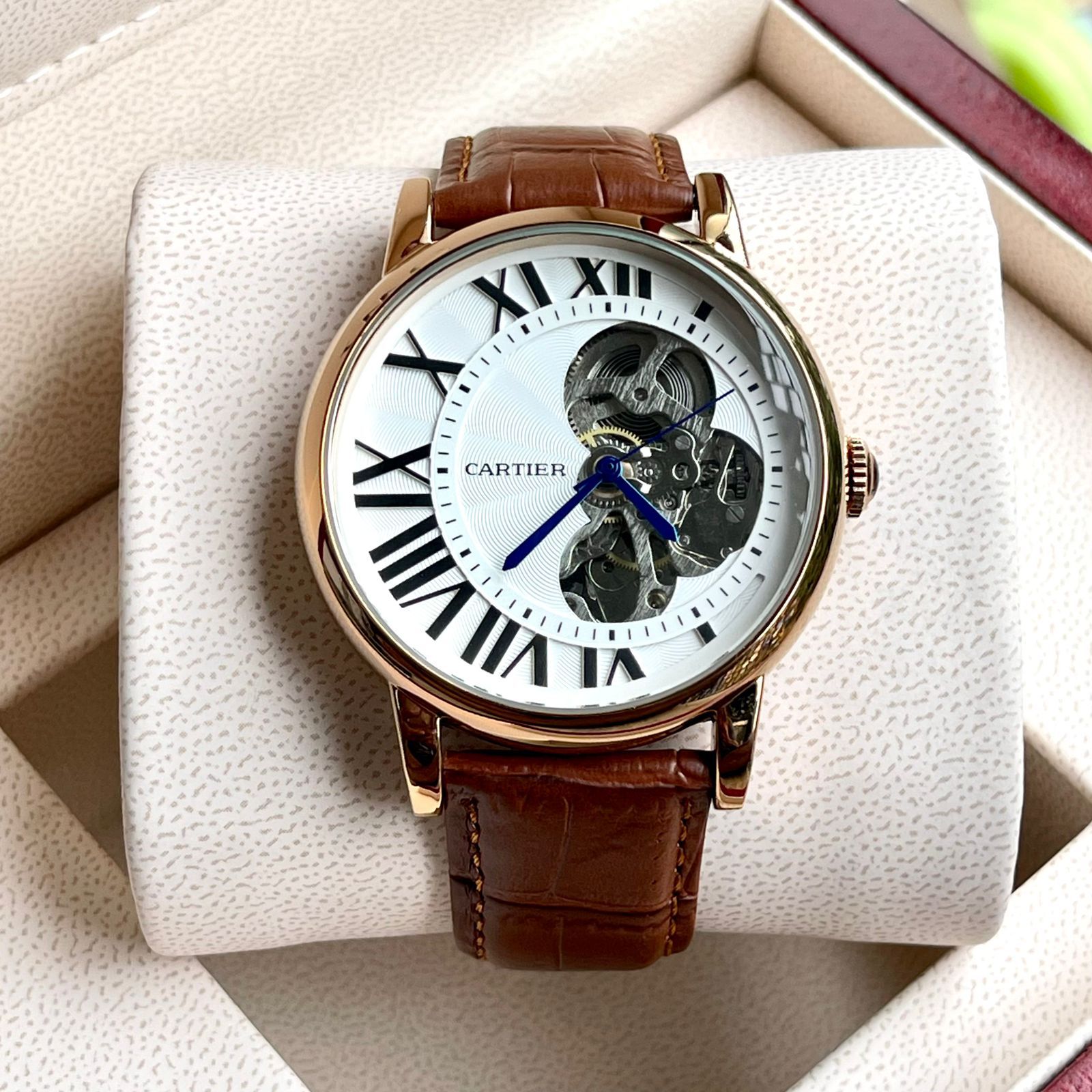 Amazing Luxury Brown leather watch - AmazingBaba