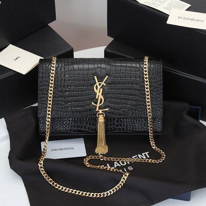 Laurent Crocodile Side Sling Bag - AmazingBaba