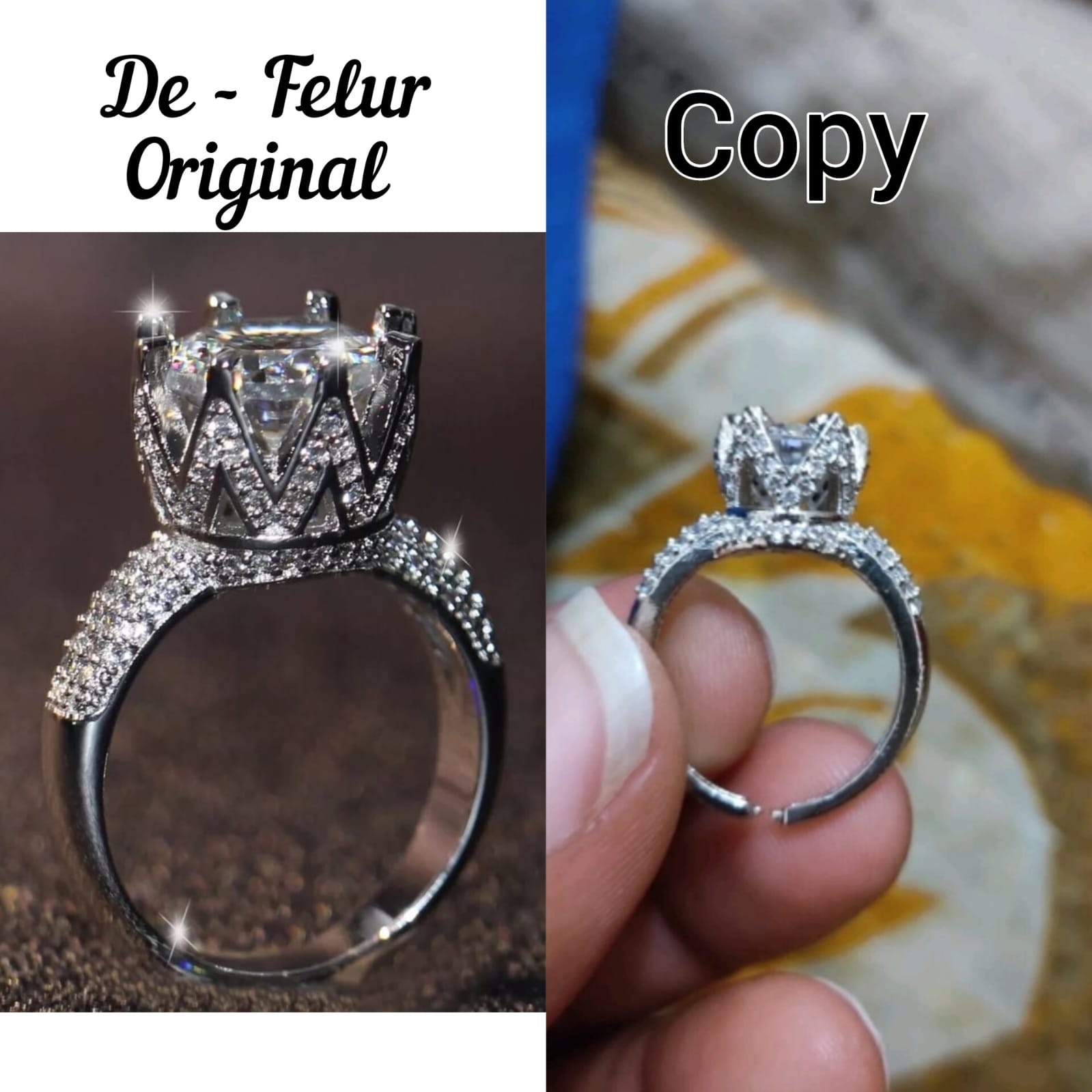 De-Felur Crown Ring