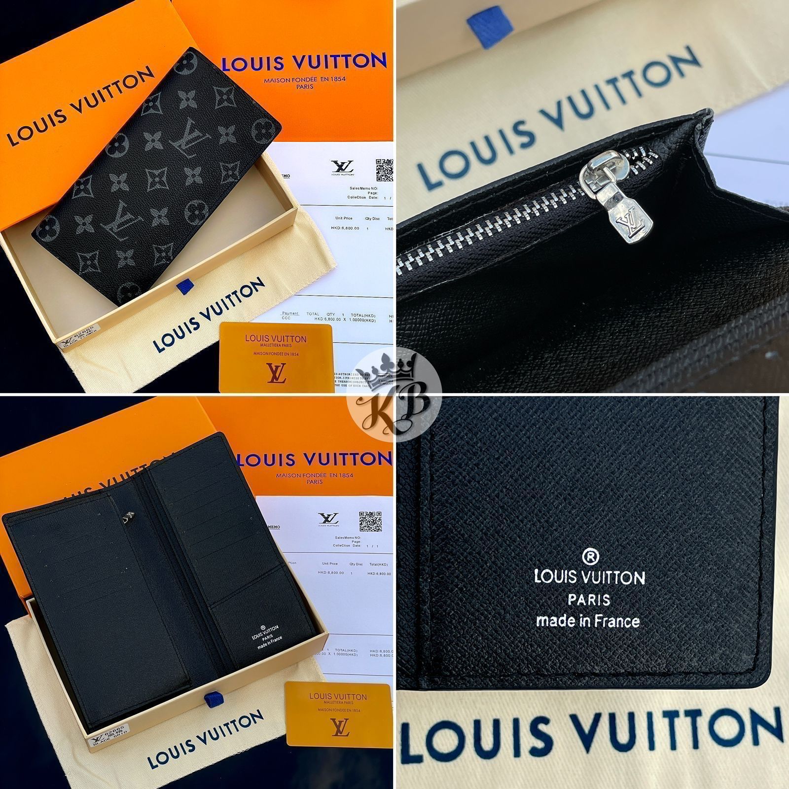 Luxury lv premium brazza wallet