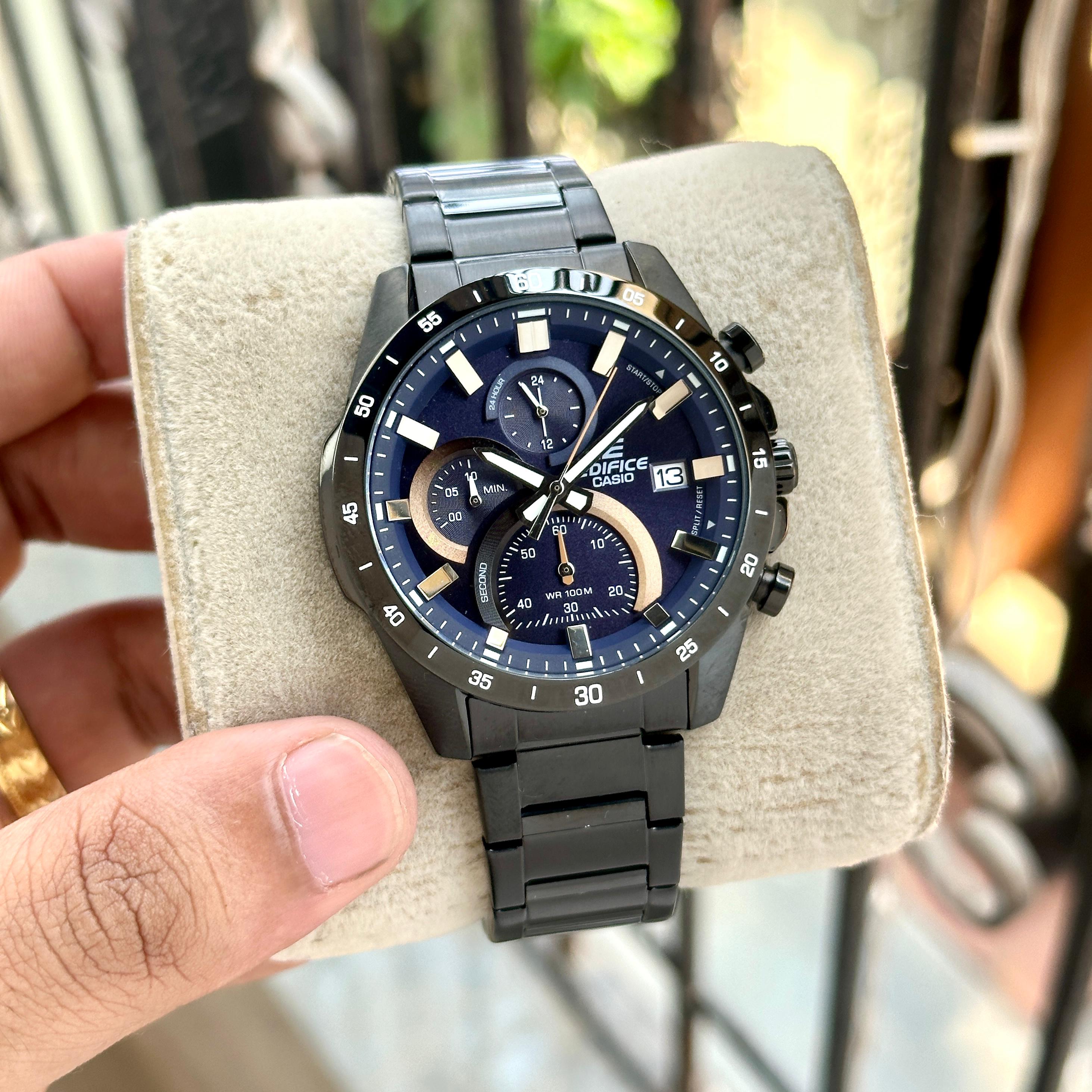 Luxury Edifice Chronograph watch