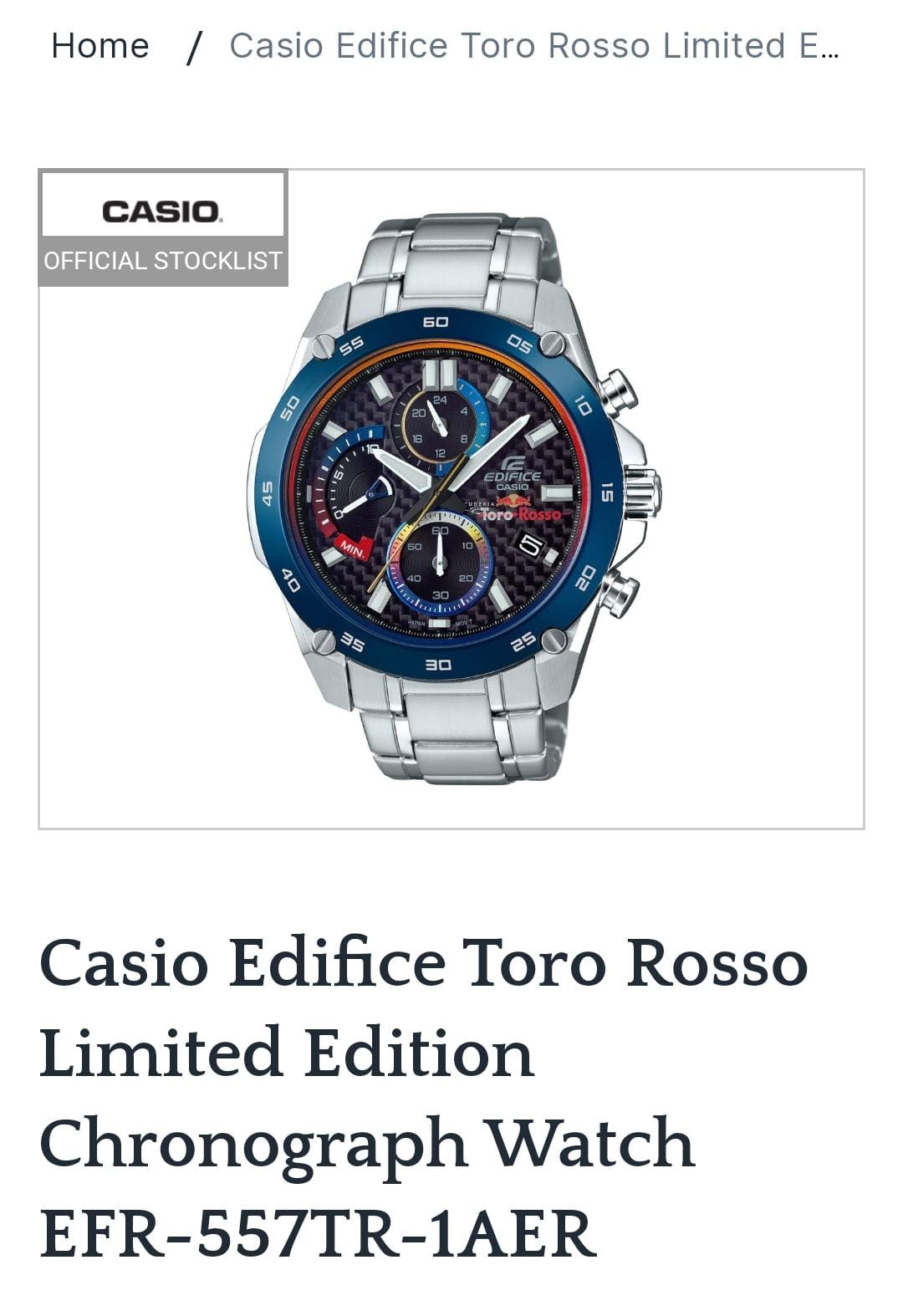 LUXURY CASIO EDIFICE