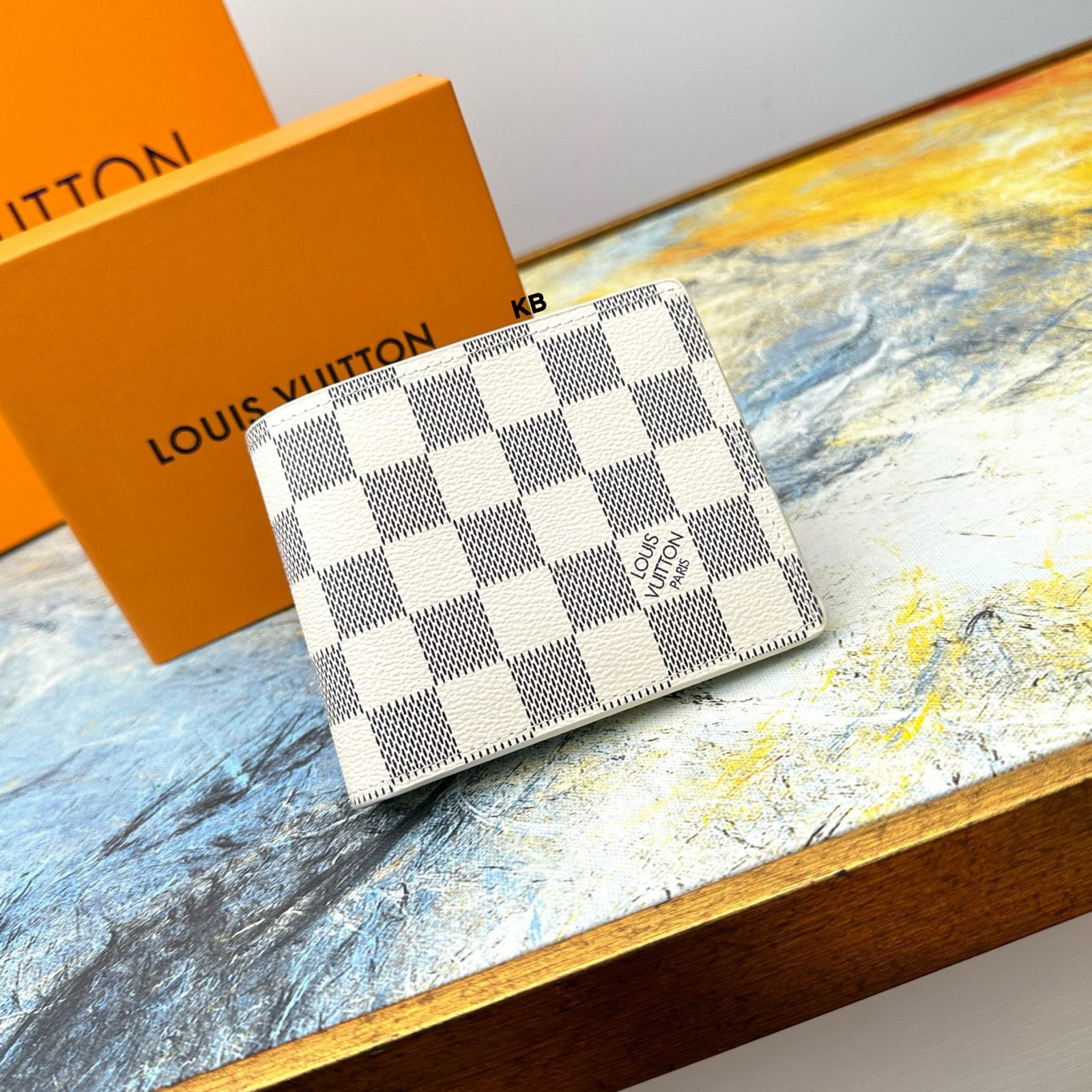 LOUIS VUITTON DAMIER AZUR CANVAS MEN’s WALLET