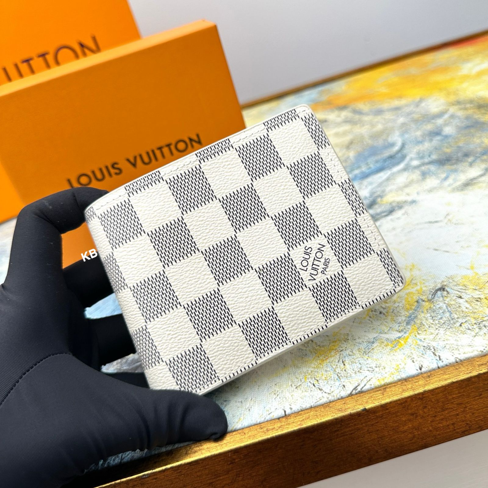 LOUIS VUITTON DAMIER AZUR CANVAS MEN’s WALLET