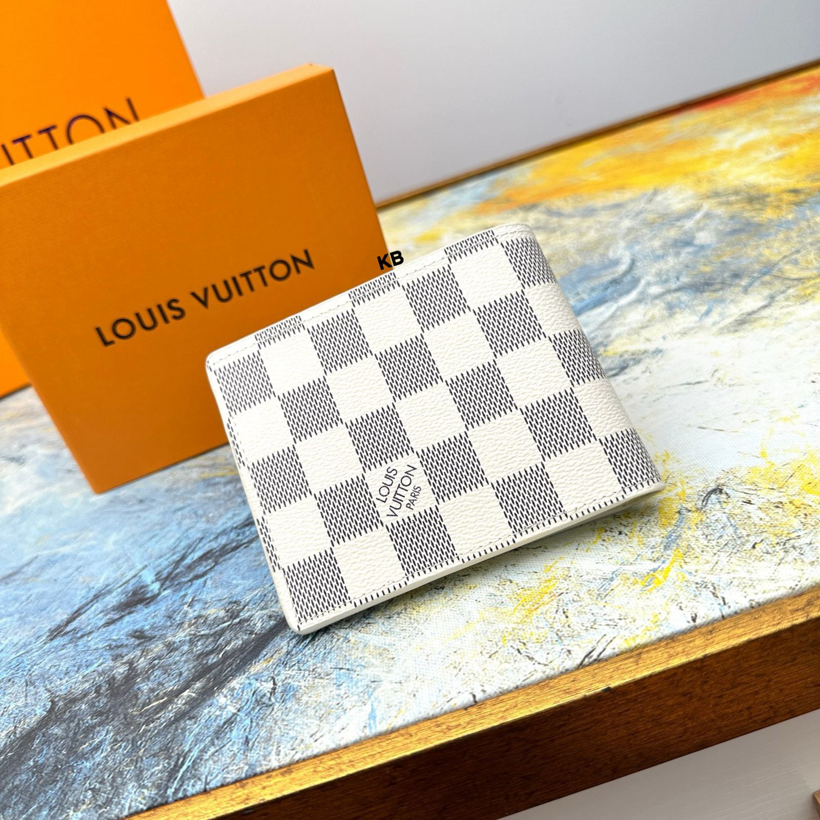 LOUIS VUITTON DAMIER AZUR CANVAS MEN’s WALLET