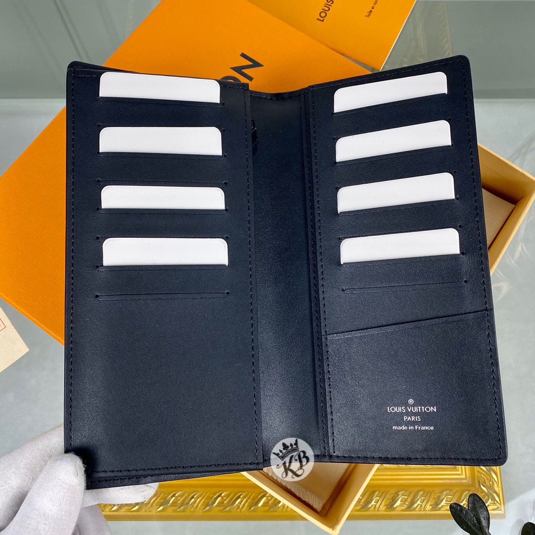 NEW LOUIS VUITTON BRAZZA WALLET MONOGRAM CANVAS MEN'S LONG