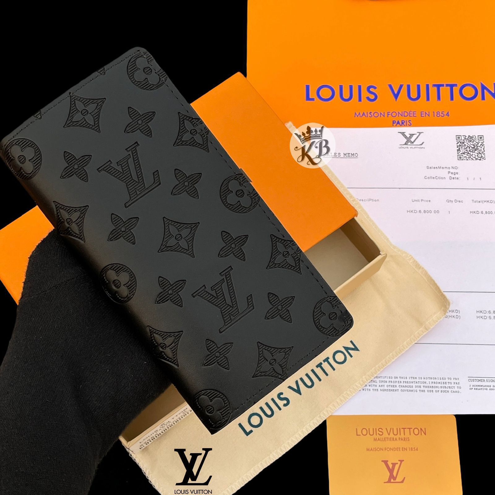 NEW LOUIS VUITTON BRAZZA WALLET MONOGRAM CANVAS MEN'S LONG