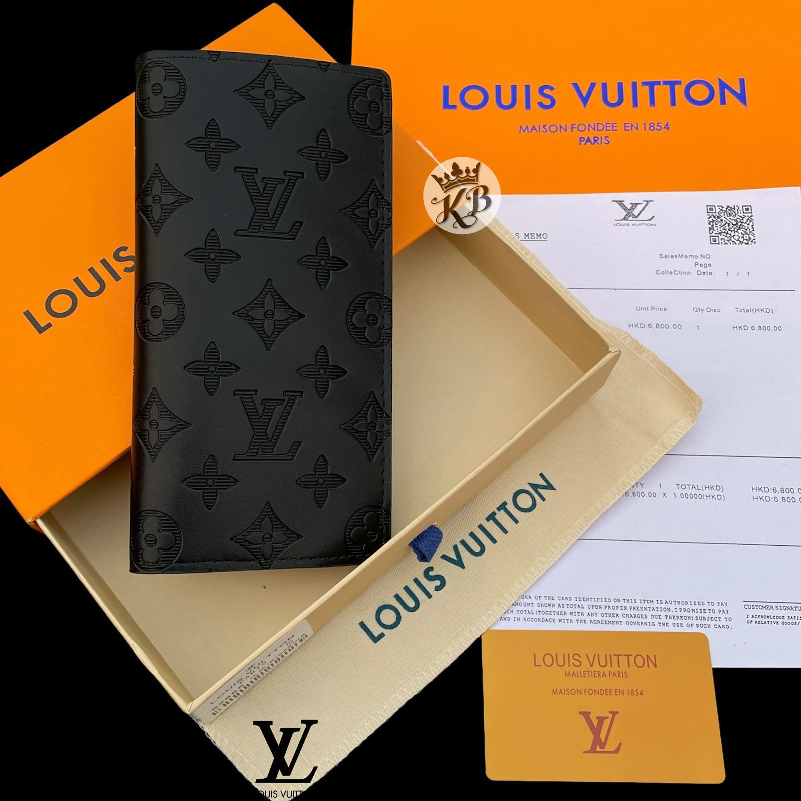 NEW LOUIS VUITTON BRAZZA WALLET MONOGRAM CANVAS MEN'S LONG