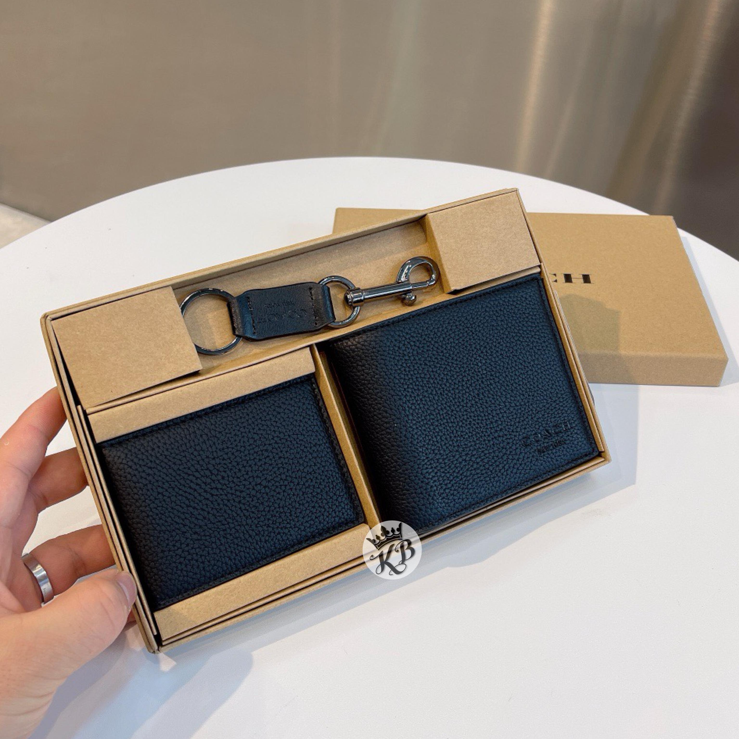 COACH 3 IN 1 WALLET GIFT SET IN SIGNATURE LEATHER