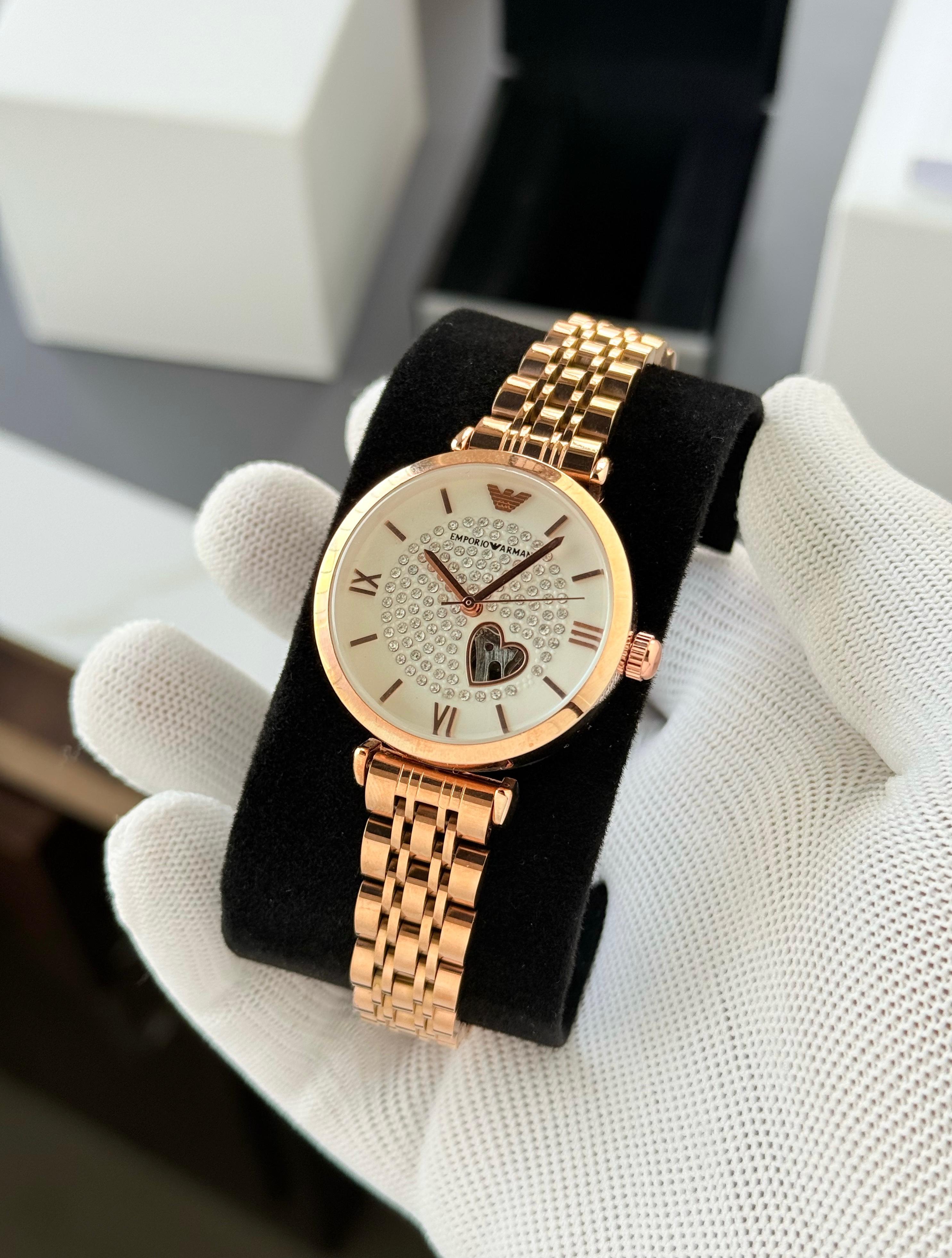 Elegant Mechanical Watch with Skeleton Dial for Women