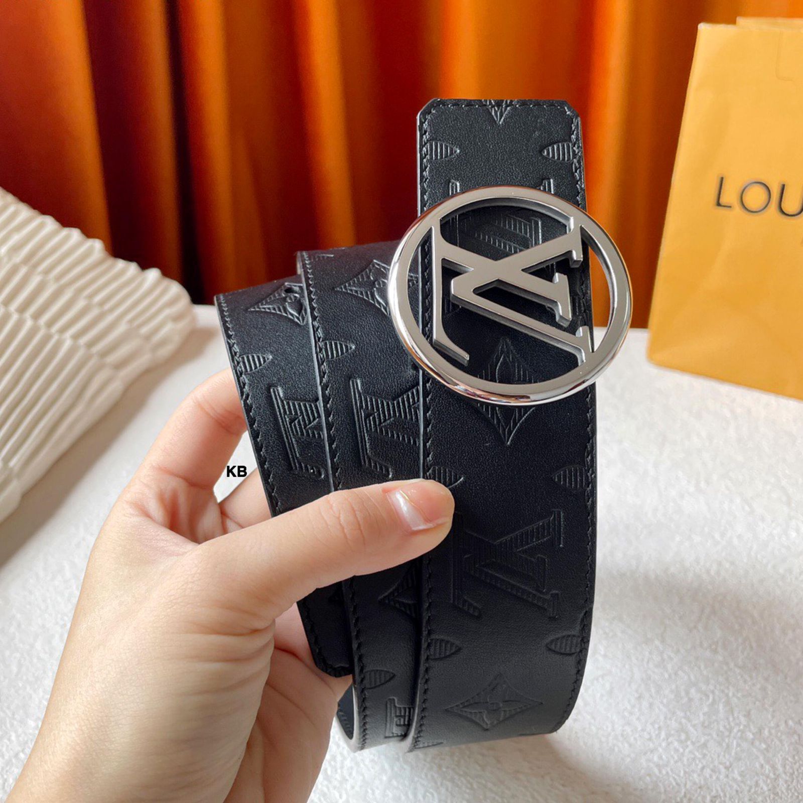 Reversible Circle Logo Belt lv