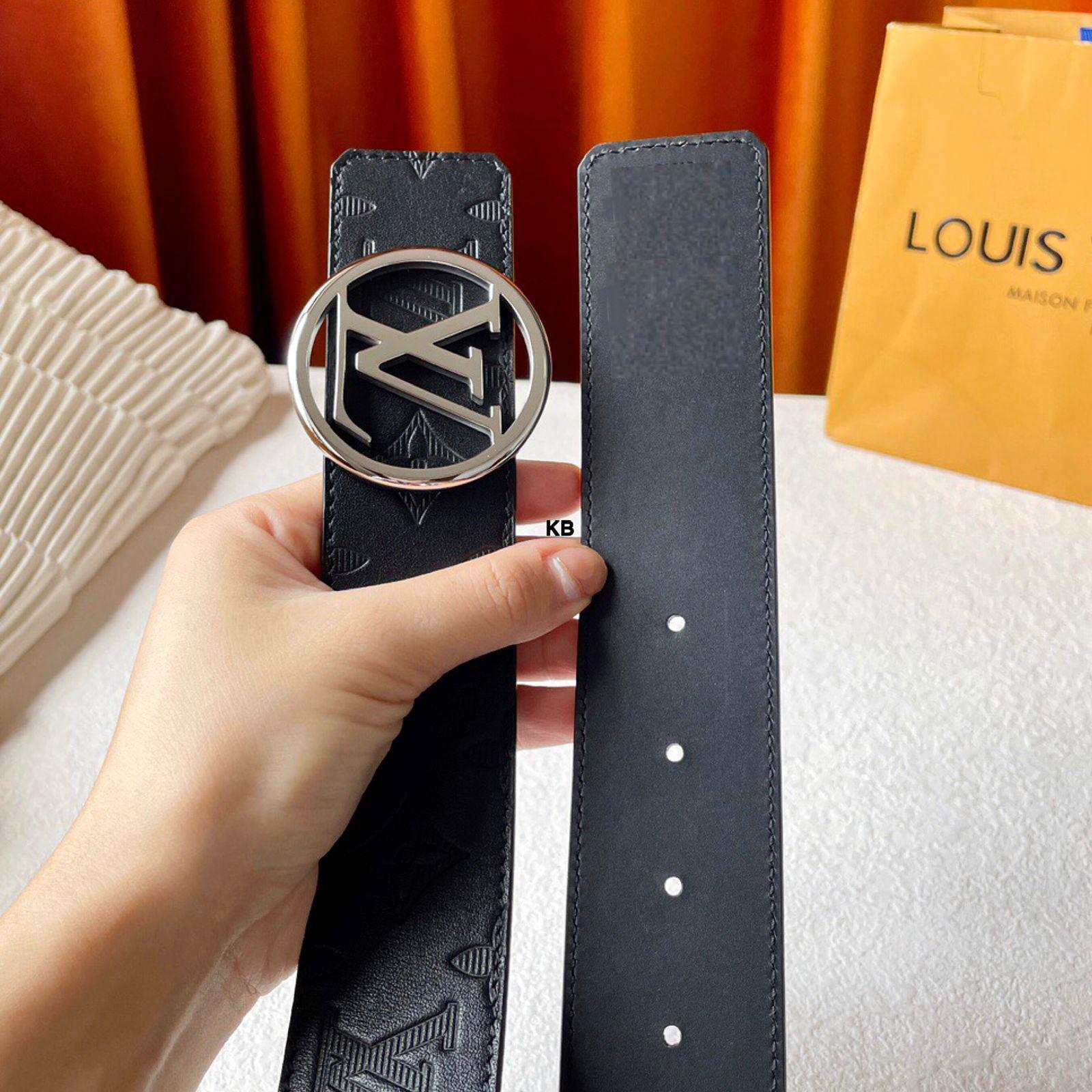 Reversible Circle Logo Belt lv