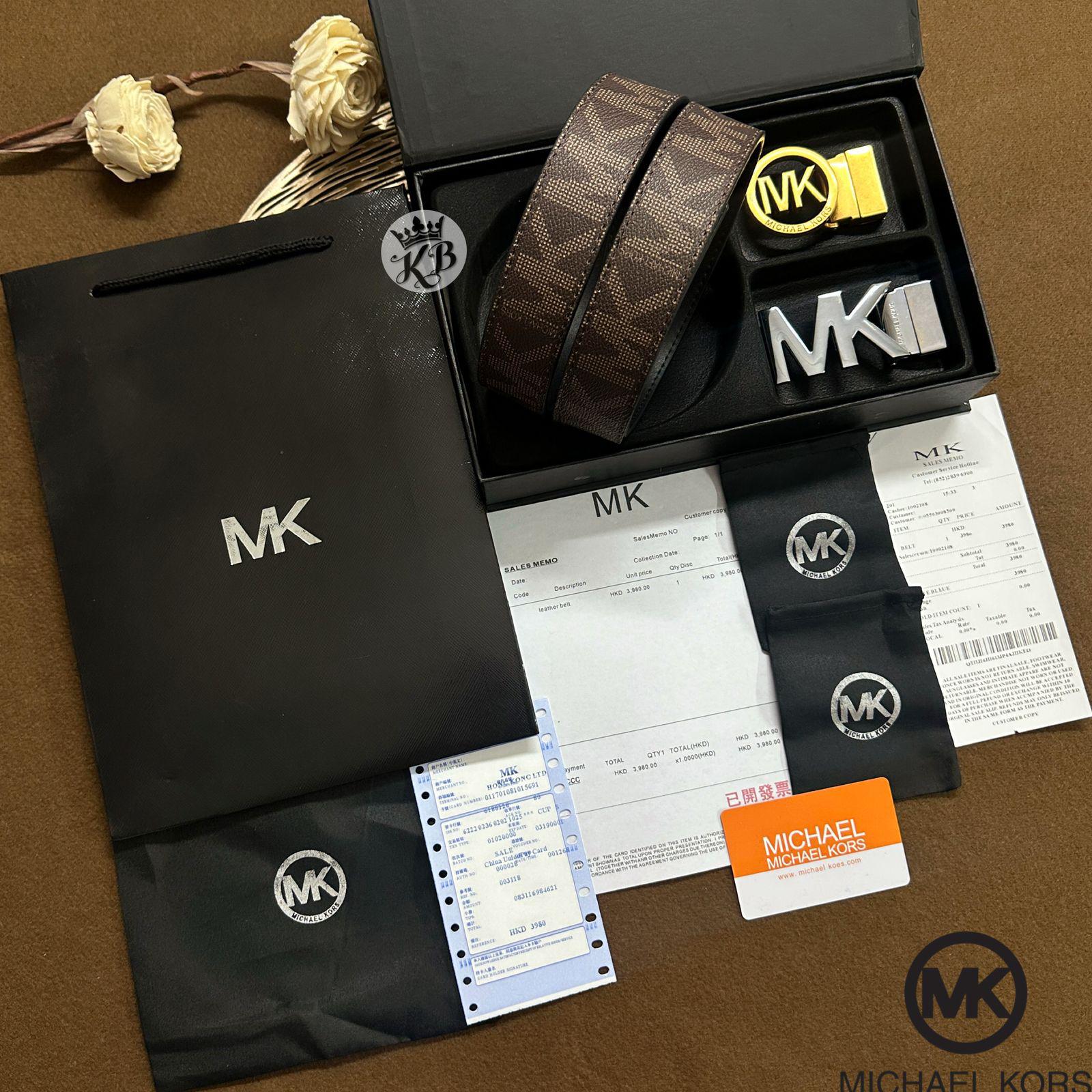 Mk double Buckle Belt set