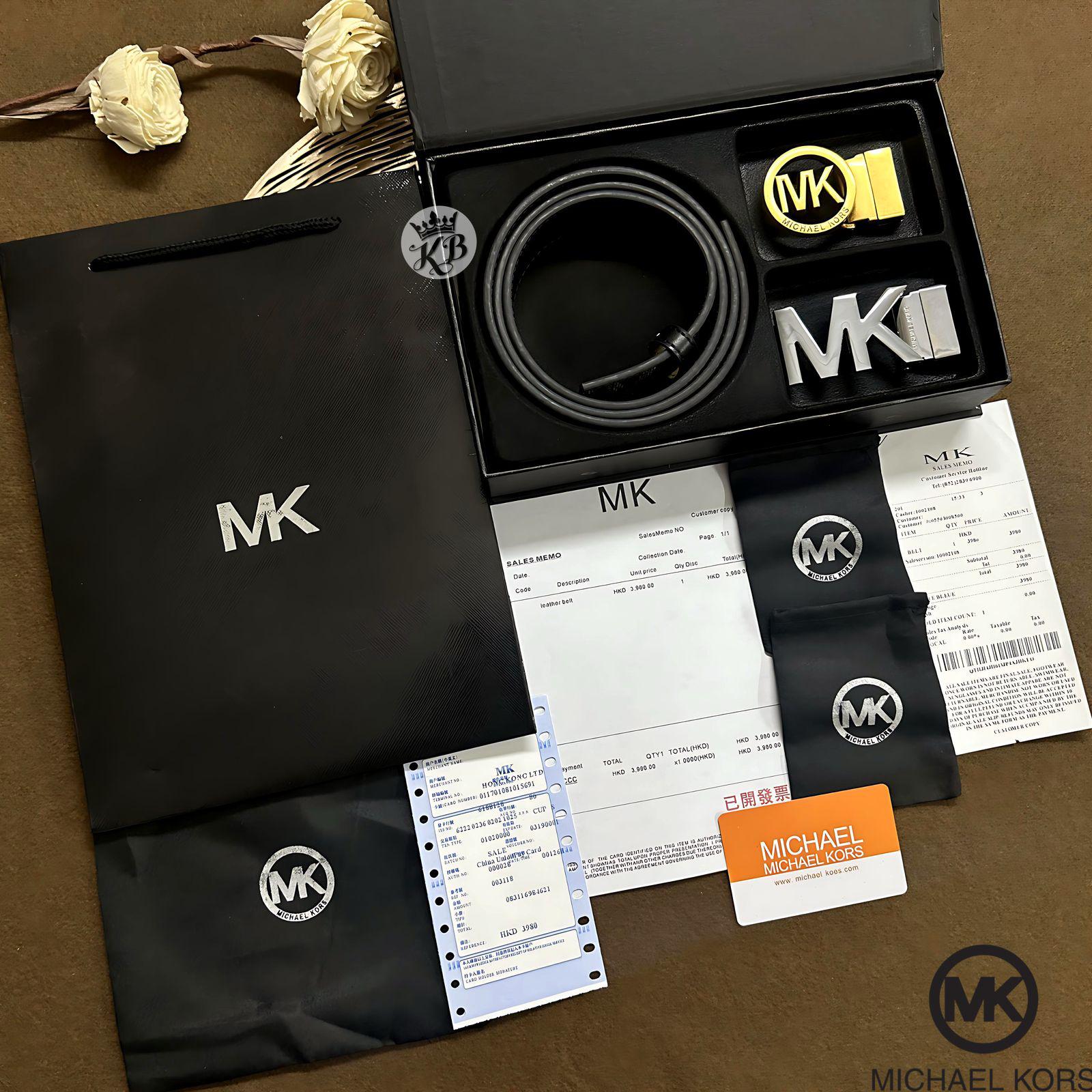 Mk double Buckle Belt set