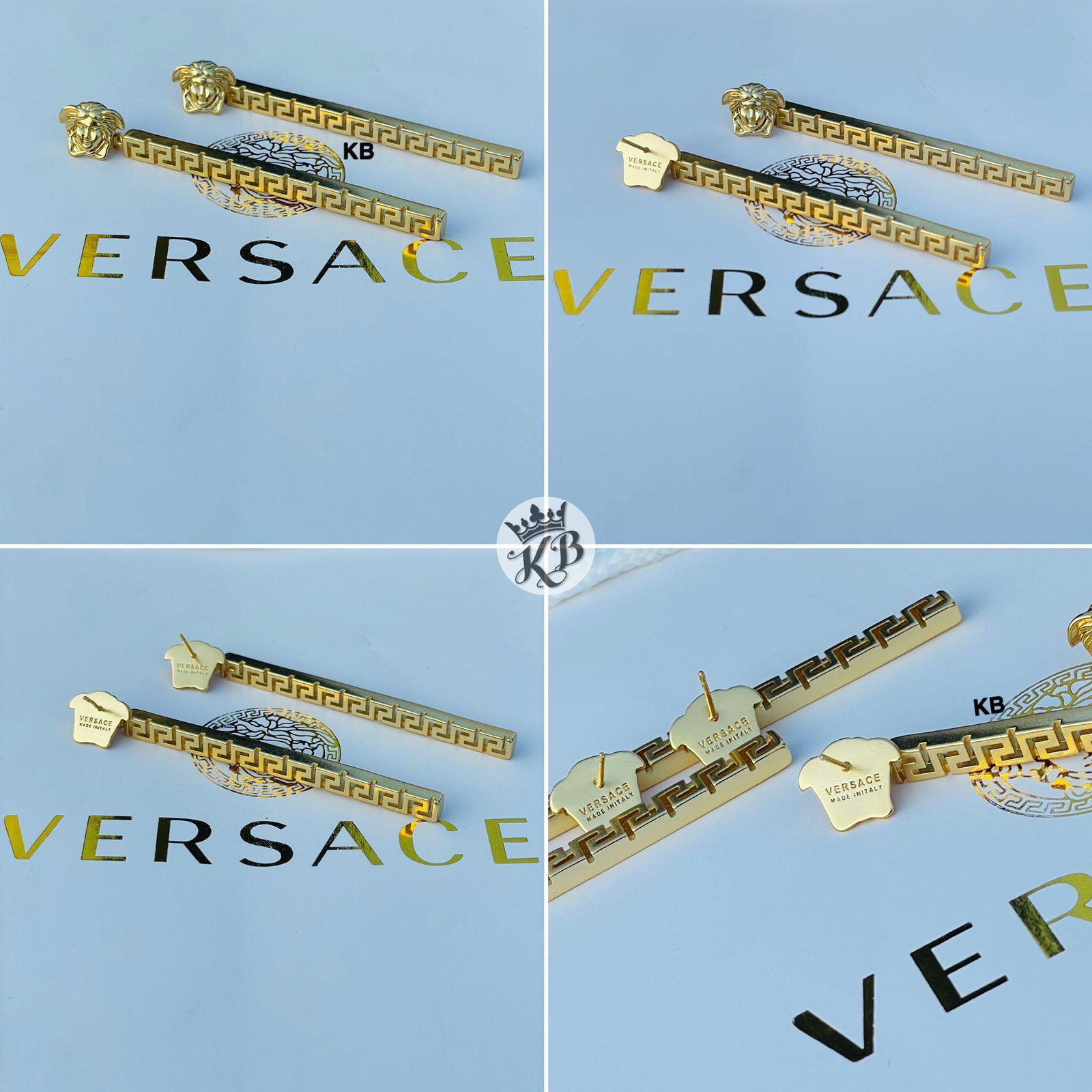 Luxury Greca drop earrings