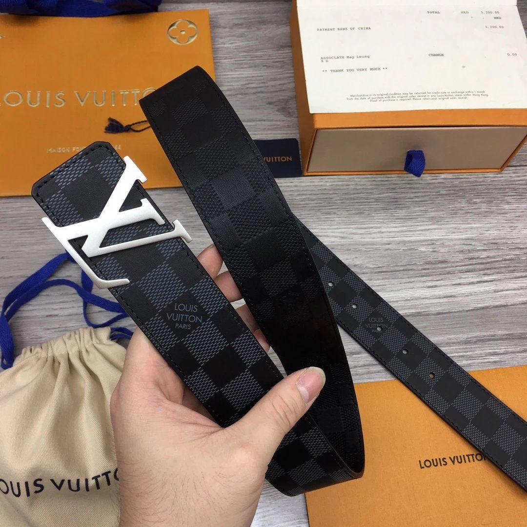 Luxury Lv initials reversible belt