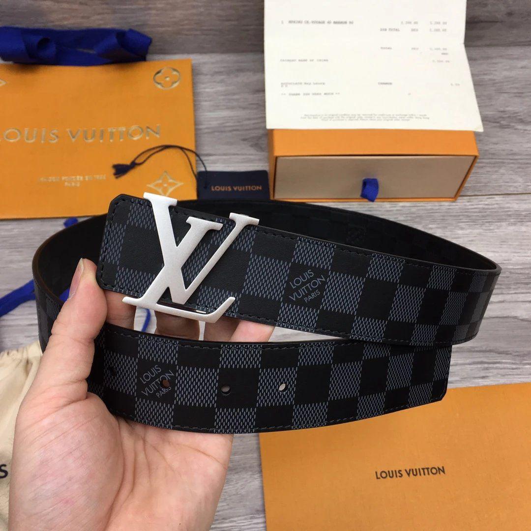 Luxury Lv initials reversible belt