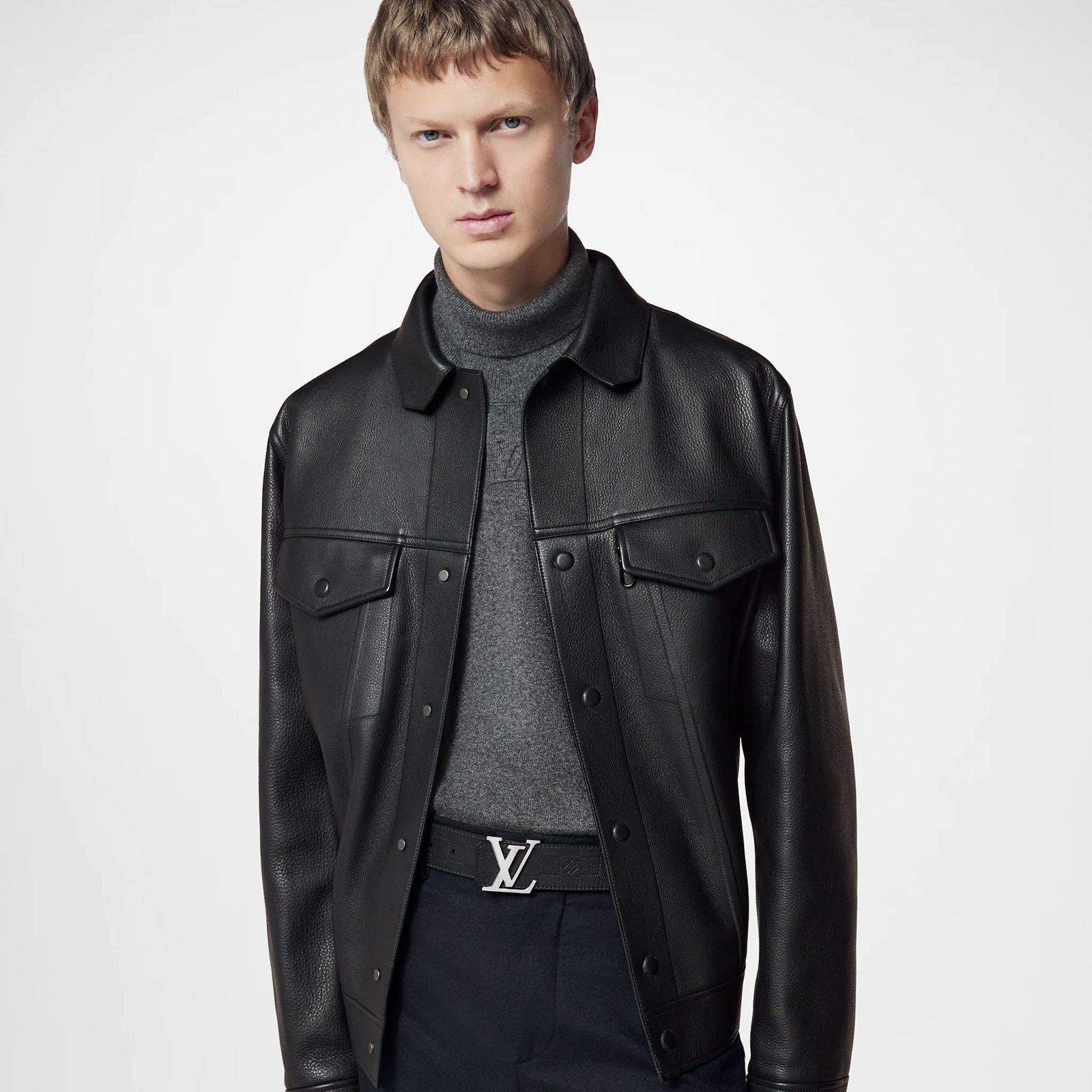 Luxury Lv initials reversible belt