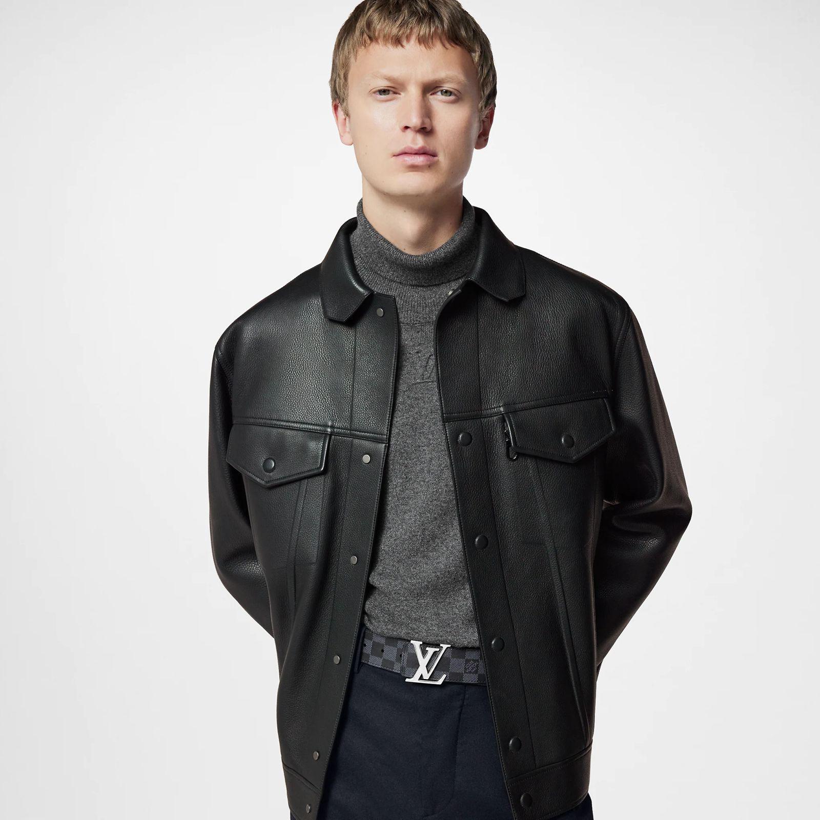 Luxury Lv initials reversible belt