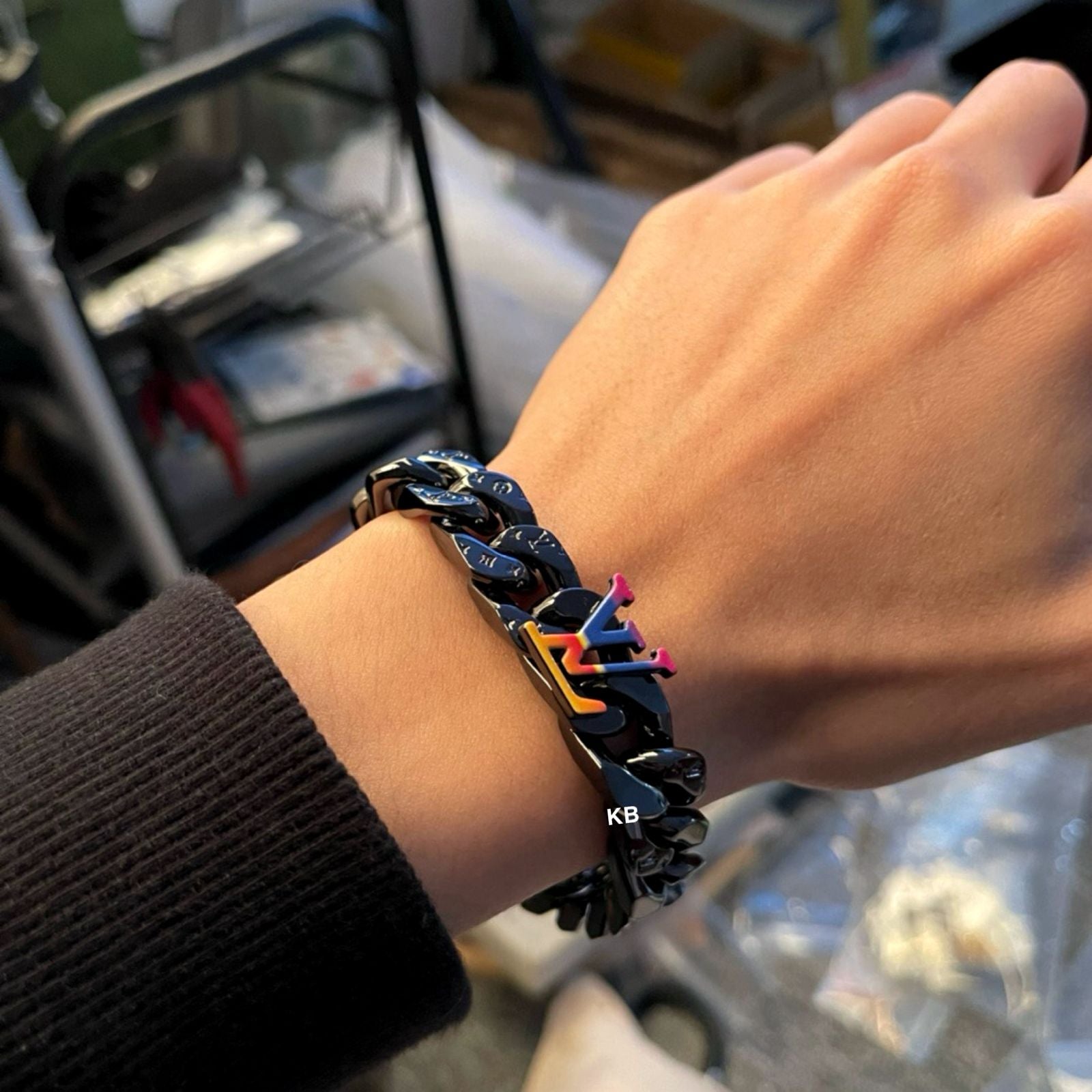 Amazing lv rainbow bracelet
