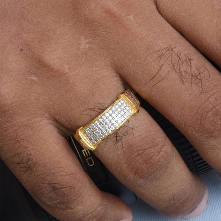 1 Gram Gold Forming Casual Design Premium-Grade Quality Ring for Men - Style A997 - AmazingBaba