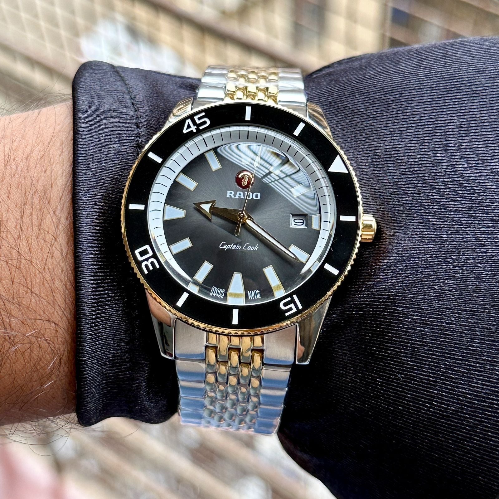 Amazing Premium Heavy Quality Gold Silver Watch - AmazingBaba