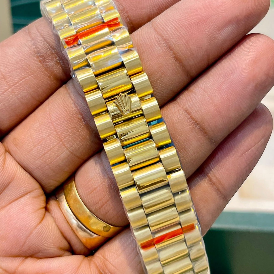 Luxury rlx Gold Diamond Men's watch