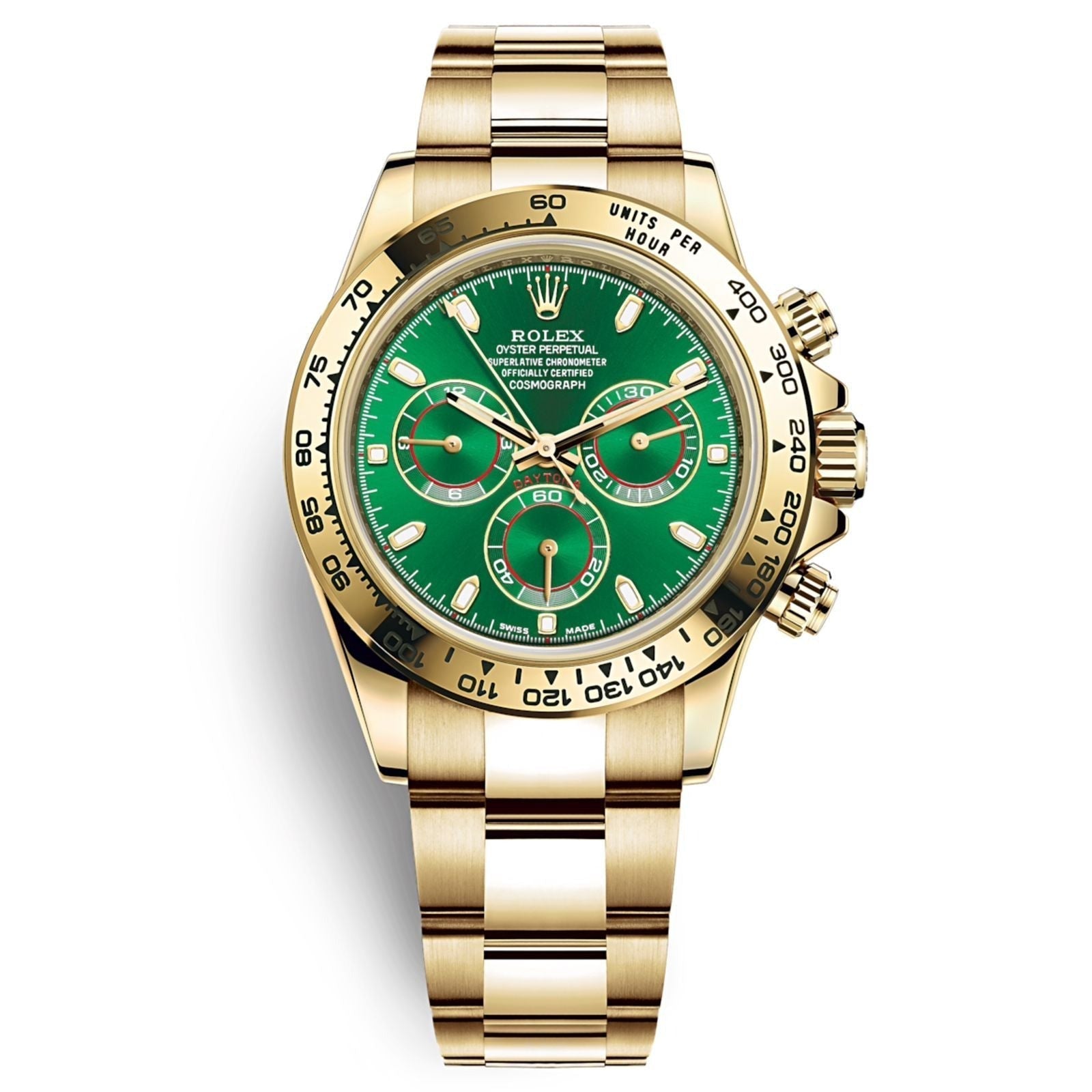 Amazing Introducing full golden green Luxury watch - AmazingBaba