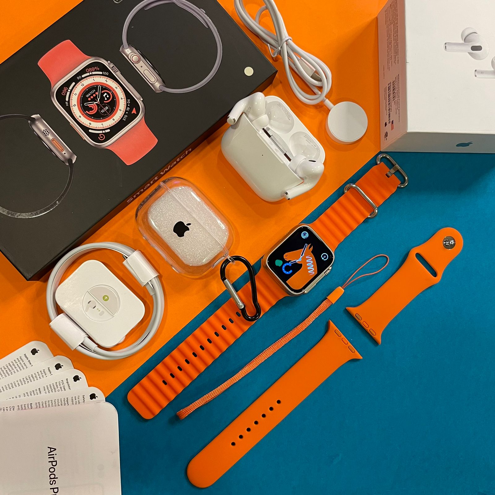 remarkable 𝐙55 Ultra Smart Watch & Airp ods Combo - AmazingBaba