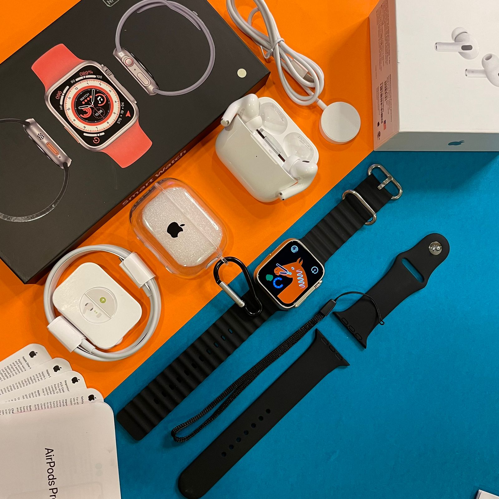 remarkable 𝐙55 Ultra Smart Watch & Airp ods Combo - AmazingBaba