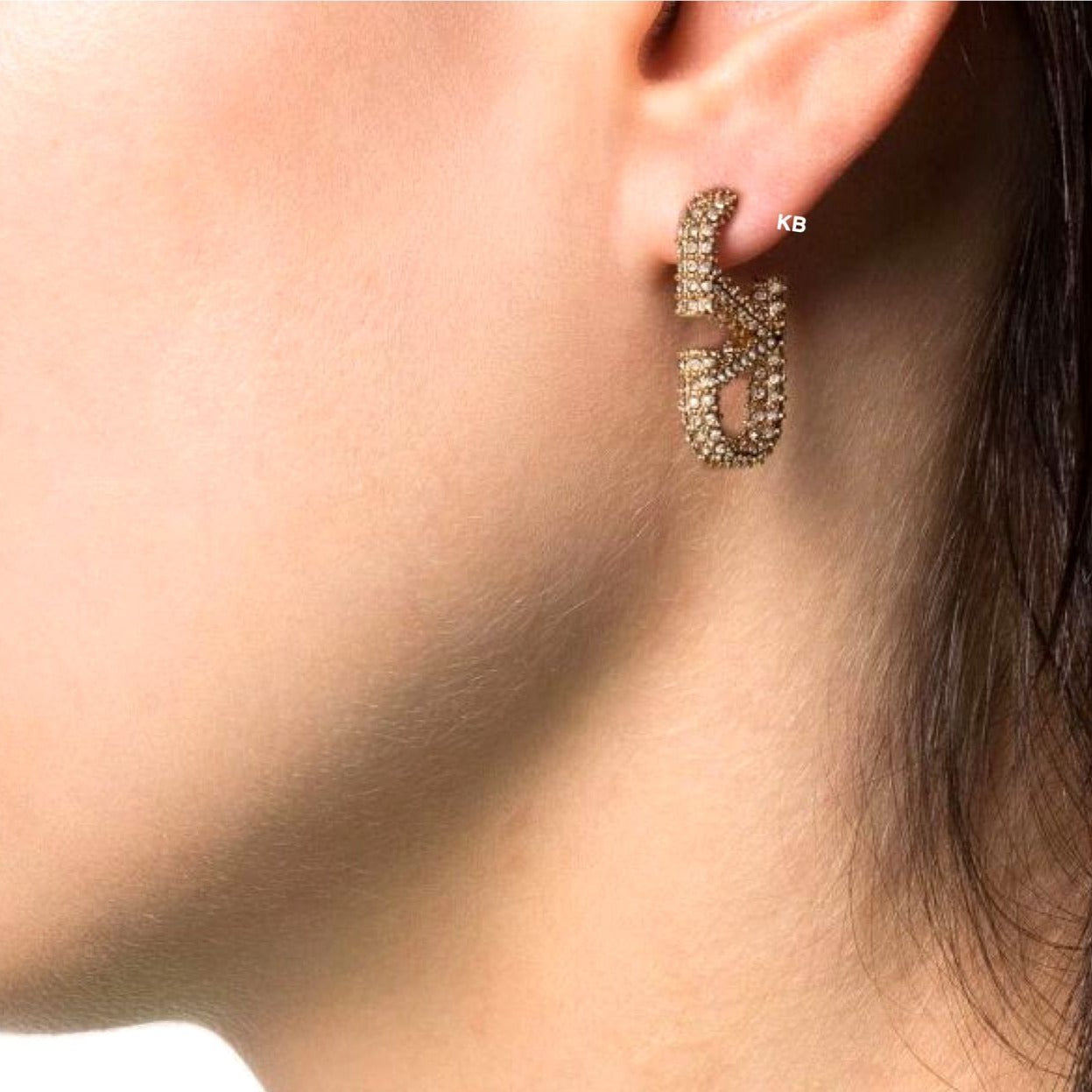 Amazing VLogo Signature Metal Earring - AmazingBaba
