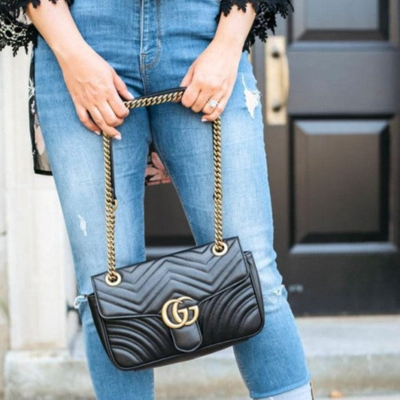 GG Marmont Matelassé Shoulder Bag - AmazingBaba