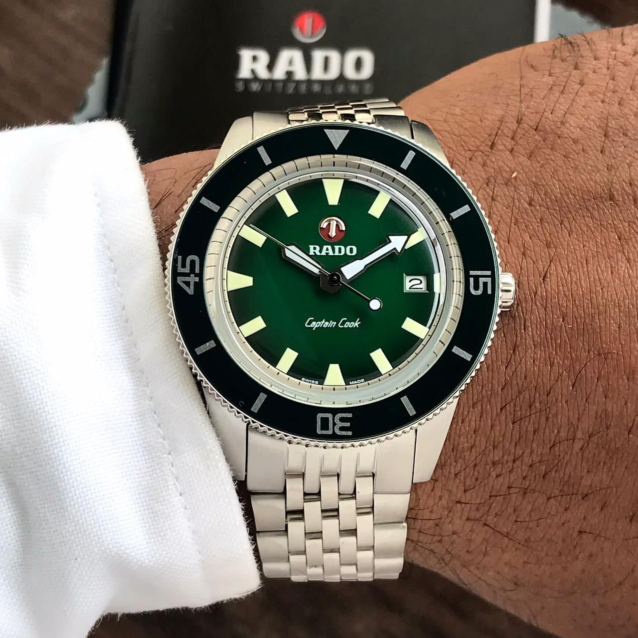 Premium Captain Cook Automatic Watch - AmazingBaba