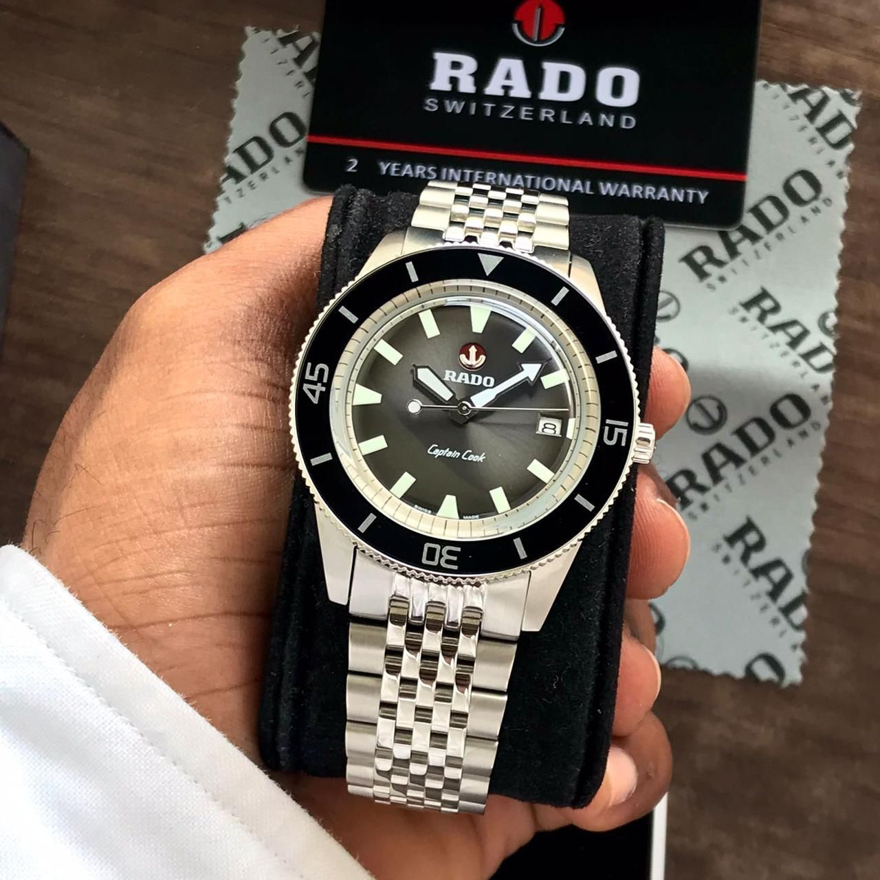 Premium Captain Cook Automatic Watch - AmazingBaba